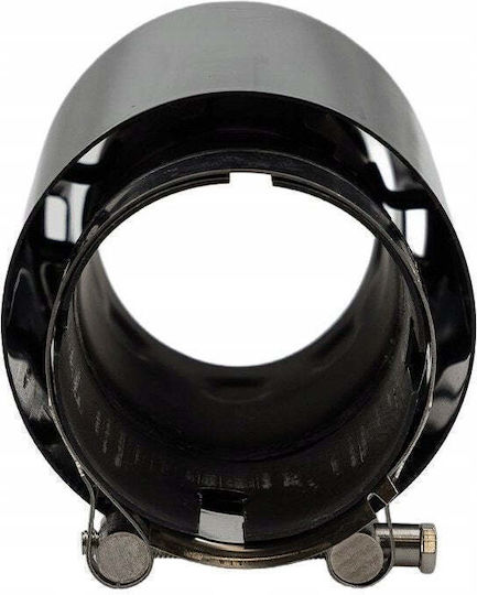 Mtuning Auspuff-Endstück Typ: 53 101mm Eingang 76mm Schwarz Chrom