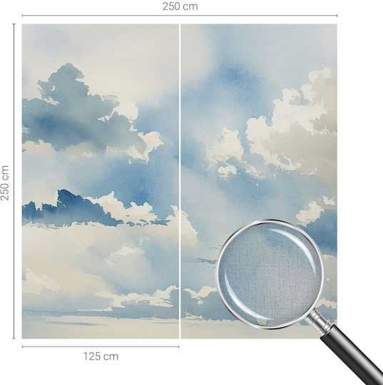 Selbstklebende Tapete Wand 250x250cm