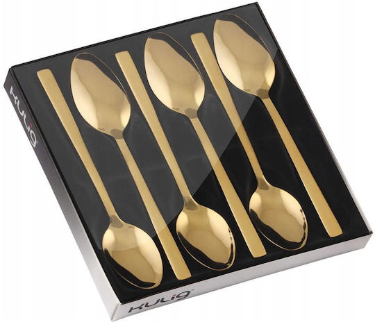 Kulig Καφέ/Τσαγιού Ανοξείδωτα Χρυσό 14.8cm 29507 6τμχ Kulig Καφέ/Τσαγιού Ανοξείδωτα Χρυσό 14.8cm 29507 6τμχ