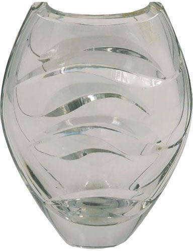 Vază Cristalină Frunze Transparentă 16.5x14xÎnălțime 6cm