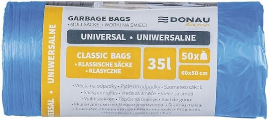 Donau Trash Bags Capacity 35lt 50pcs Blue