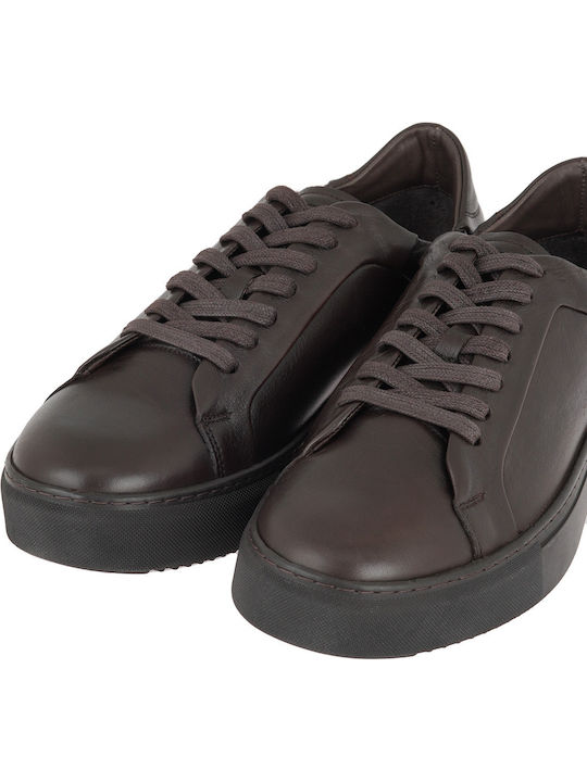 Men's Sneakers Brown Leather