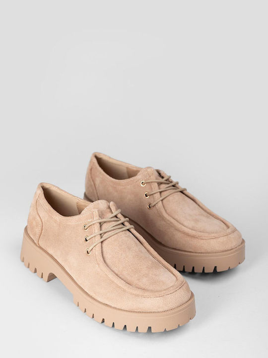 Women's Moccasins In Brown Colour
