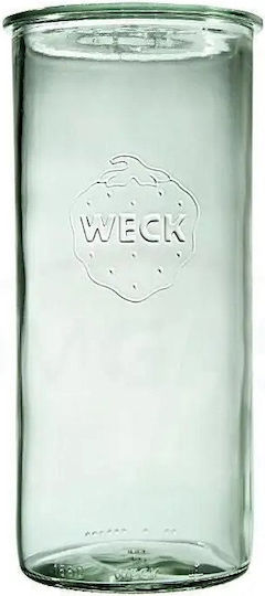 Weck Set of 6 General Use Glass Transparent Jars with Lid 1500ml 6 Pieces