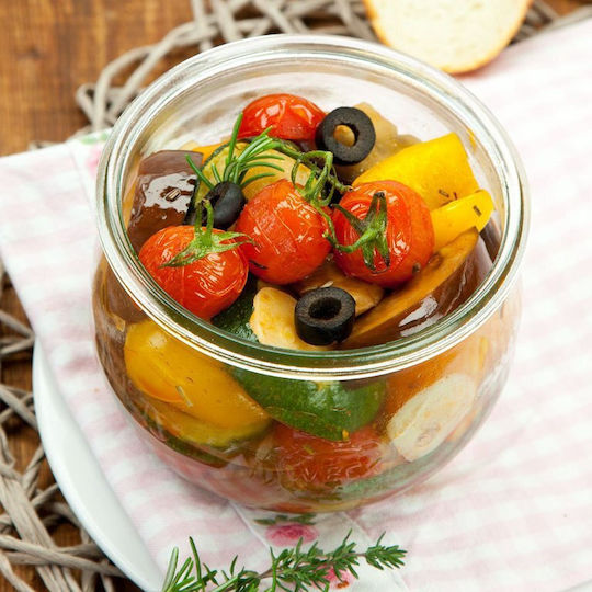 Weck Set of 6 General Use Glass Transparent Jars with Lid 6x6cm 6 Pieces