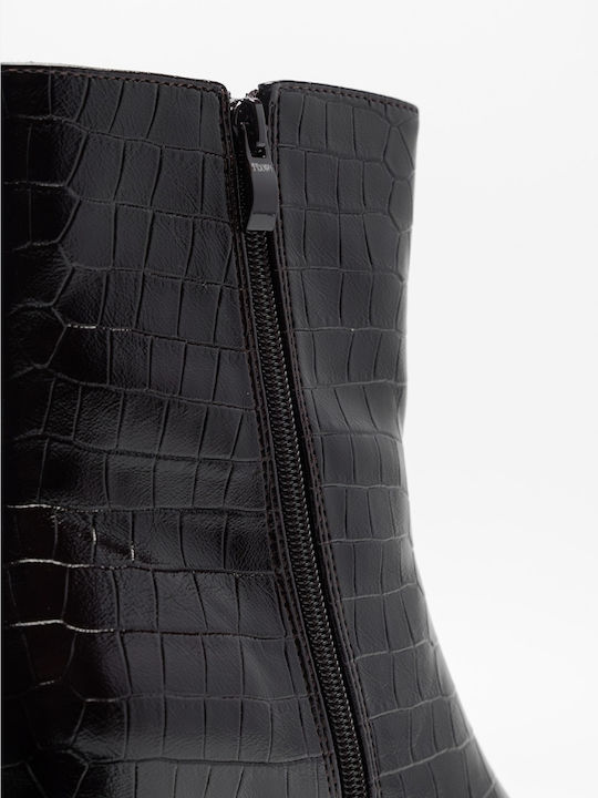 Damen Stiefeletten Braun