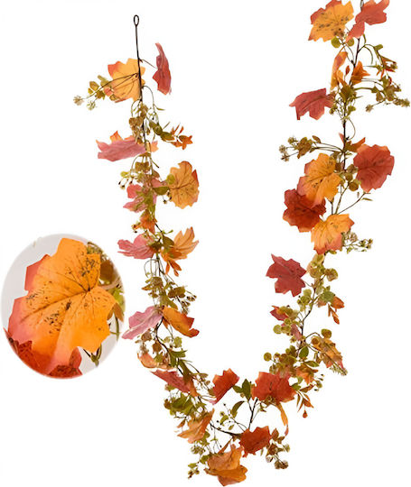 Artificial Garland Of Autumn Leaves 170cm