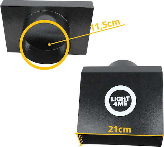 Light4me Машина за мъгла Fog 3000W с Безжично Управление