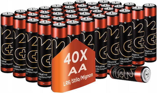 Uniross EverActive Alkaline-Batterien AA 1,5V 40 Stück