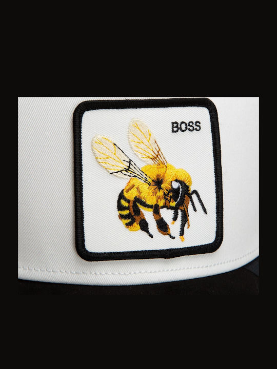 Jockey Cap Suede Boss Bee Black-White Goorin Bros