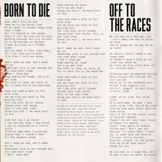 Lana Del Rey Born To Die Cd