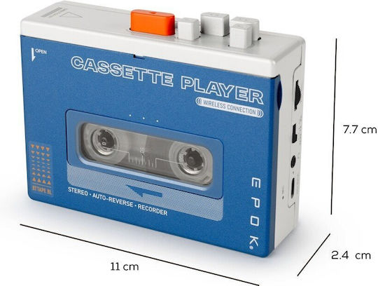 Bigben Interactive Tragbares Radio-CD-Spieler mit Kassettenspieler Bluetooth