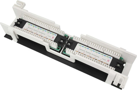 Delta Patch Panel Rj-45 Pp10-12 Rj 6 10"