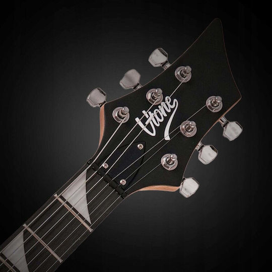 V-tone Electric Guitar Set with HH Pickups Arrangement Black with Case
