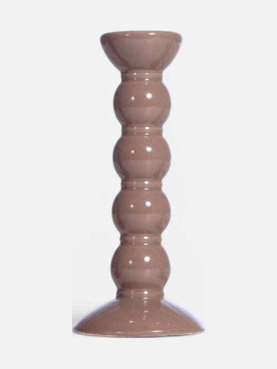 Nef-Nef Homeware Soil Кандилница Керамична в Зелен Цвят 8.5x19.5см.