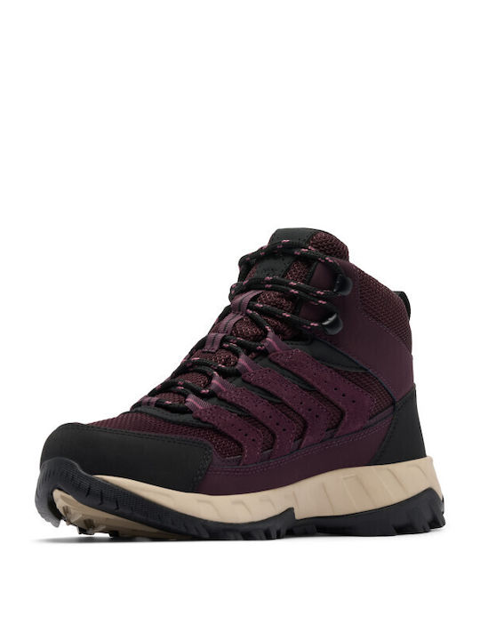 Columbia Strata Trail Women's Hiking Boots Waterproof Purple