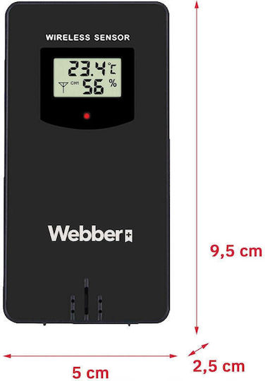 Webber Kabelloser Digital Wetterstation Tischplatte