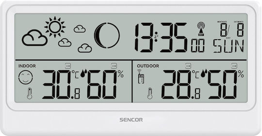Sencor SWS 3600 Kabelloser Wetterstation Digital Tischplatte Sencor SWS 3600 Kabelloser Wetterstation Digital Tischplatte