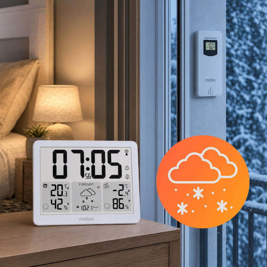 Meteo Kabelloser Digital Wetterstation Tischplatte