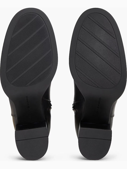 Leather Women's Ankle Boots Black