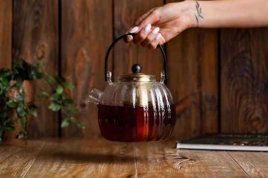 Vialli Design Чайник с филтър Стъклен 1000ml