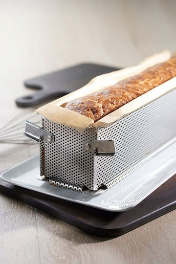 De Buyer Bakeware Tin Made of Stainless Steel 35x7x7.5cm