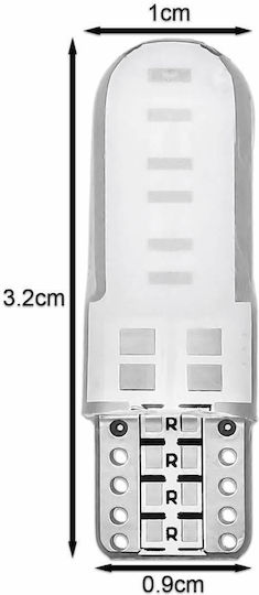 Autolampen & Motorrads T10 LED Blau 12V 1.5W Menge 2