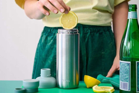 Rosti Mepal Метална Бутилка За Вода С Винтов Капак Сив 700ml