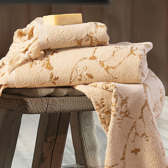 Nef-Nef Homeware Хавлиена кърпа за ръце Livery Curry 30x50см. Curry Тегло 550гр/м²
