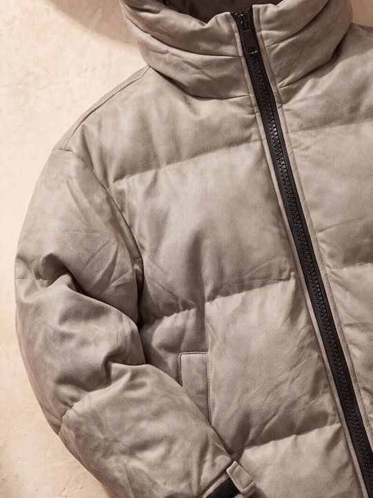 Herren Jacken Puffer Beiges