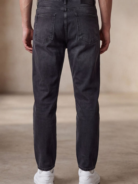 Herren Jeanshosen Relaxed Verjüngt Passform Schwarz