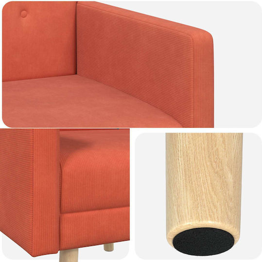 Relaxează-Te 68x73x79cm Roșu Portocaliu Relaxează-Te 68x73x79cm Roșu Portocaliu