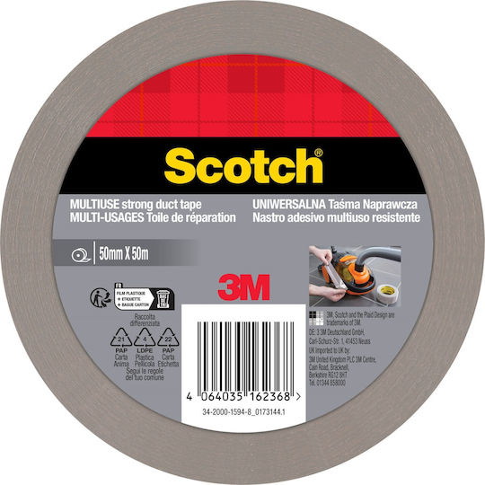 Scotch Scotch Reparatur-Band Silber 50m x 50mm Scotch Scotch Reparatur-Band Silber 50m x 50mm
