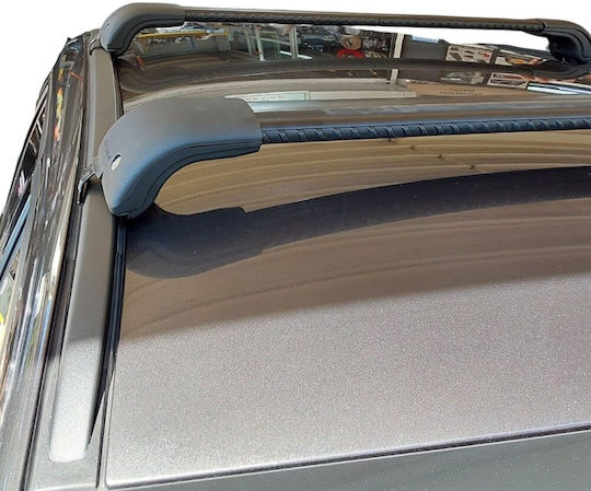 Nordrive Car Roof Bars Roof Box Nordrive Silenzio Cx – Aluminum Black – Locks Ford Kuga – 2019+ – 2 Pieces