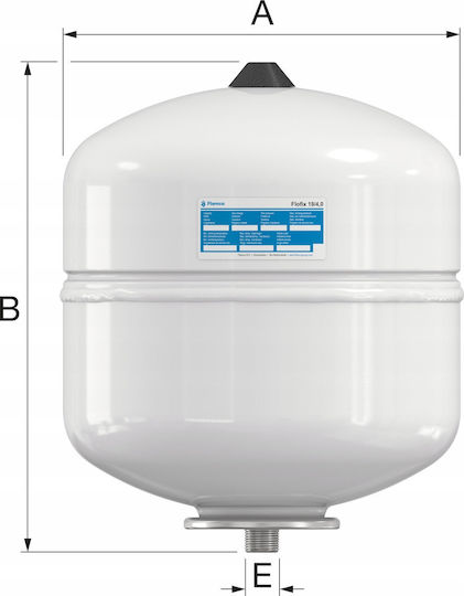 Comap Vas de expansiune pentru încălzire vertical 18lt