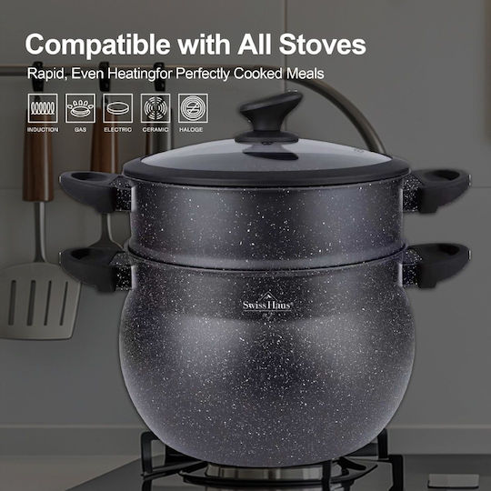 Swiss Haus Deep Steamer Pot 11lt / 26cm