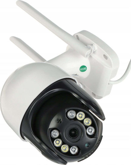 Apti ICSEE-W81SD IP Surveillance Camera Wi-Fi 4K Waterproof with Two-Way Communication and 3.6mm Lens