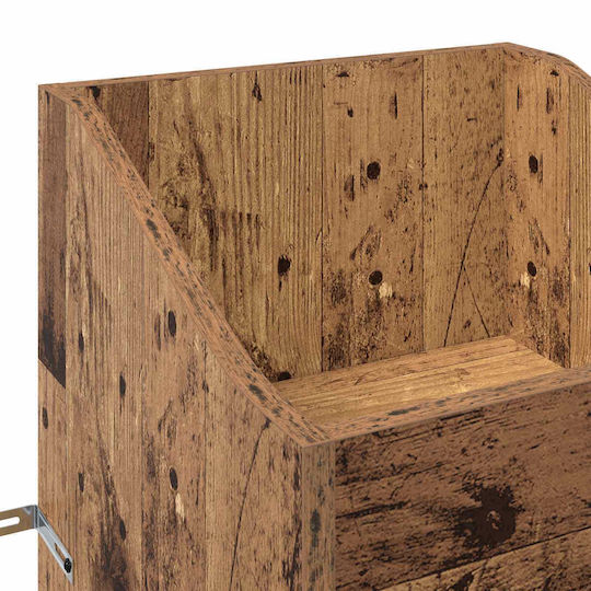 vidaXL Hi-Fi Furniture Brown 36x36x95.5cm
