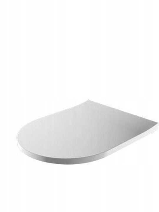 Omnires Λεκάνη Κρεμαστή με Κάλυμμα Duroplast Λευκή 5902539824407