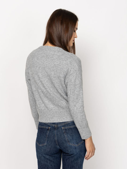 Gestrickte Damen Strickjacke Frost