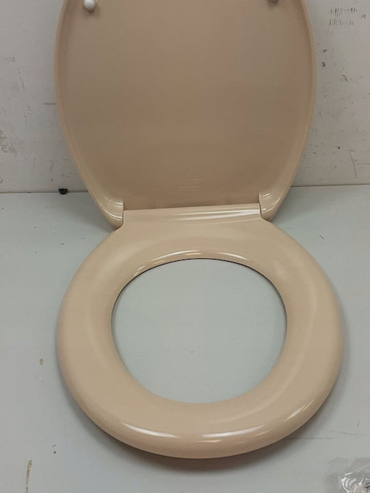 Wenko Toilettensitz Sanftes Schließen mit Bidet Kunststoff 44,5x37,5cm Beige