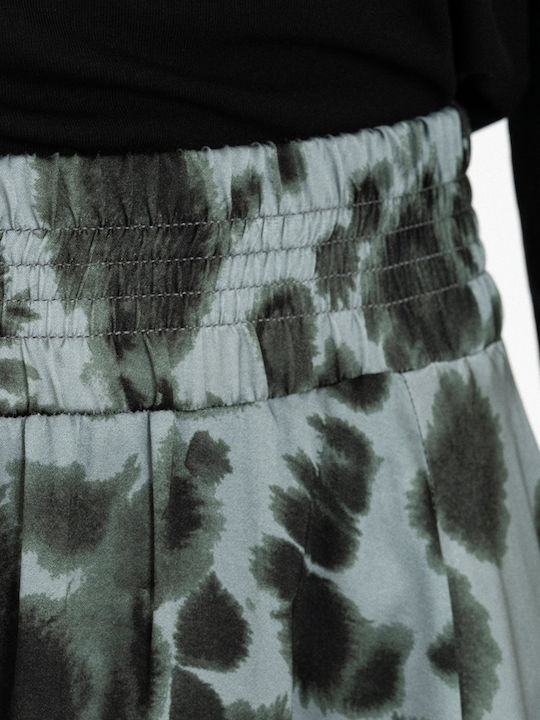 Satin Maxi Damenrock Mehrfarbig