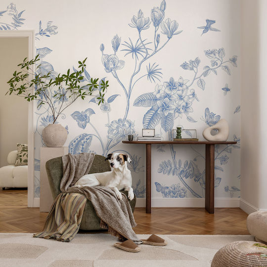 Selbstklebende Tapete Blau 250x104cm