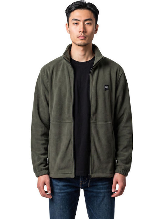 Ανδρική Ζακέτα Fleece Khaki