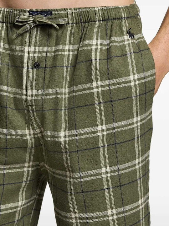 Ralph Lauren Sommer Herrenpyjama Karos Grün/Karo