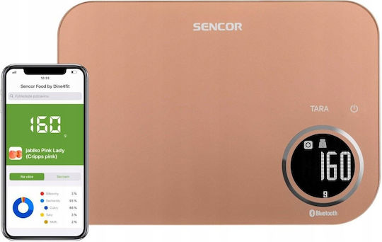 Sencor Digitale Küchenwaage bis 8kg Rosa