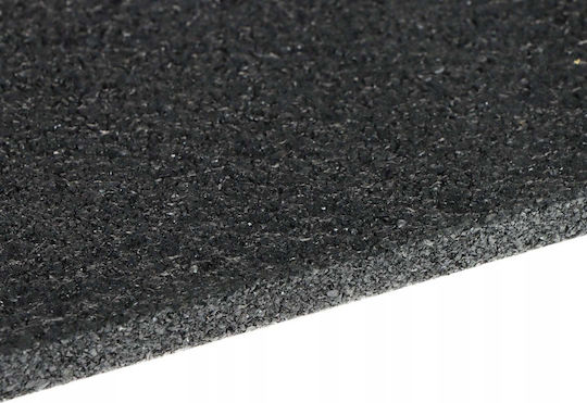 Delta Fußmatte aus Gummi Schwarz 50x50cm Schwarze