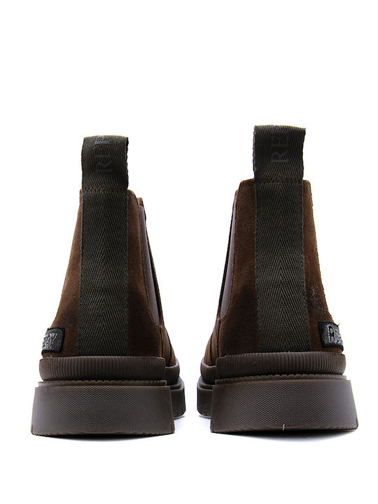 Suede Chelsea Brown Boots