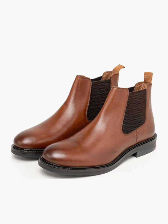 Herrenstiefel Leder Tabac Braun