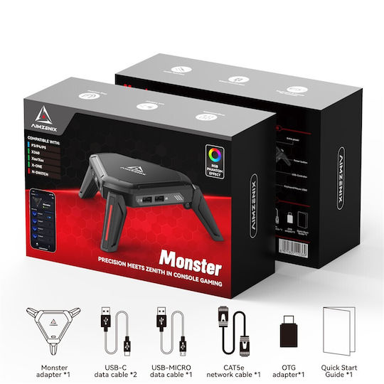 Aimzenix Monster 680701943A за Switch / PS5 / Xbox